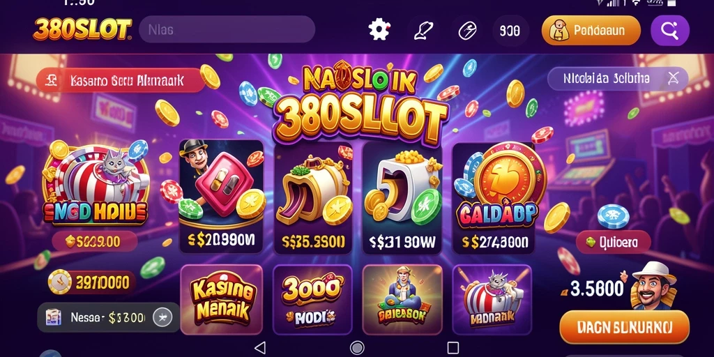 Tangkapan layar gameplay menampilkan mesin slot yang menarik di 380SLOT.