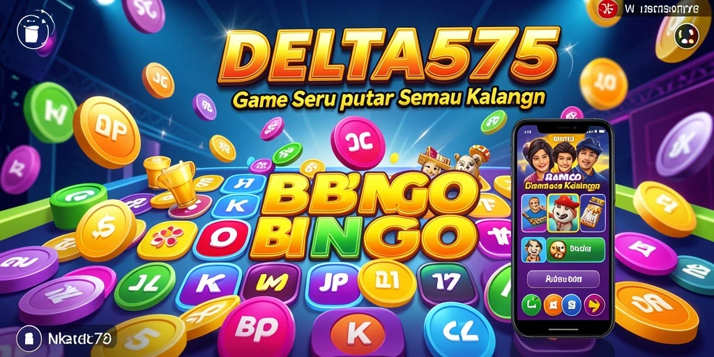 Tampilan gameplay menarik dan seru dari permainan Bingo DELTA575.