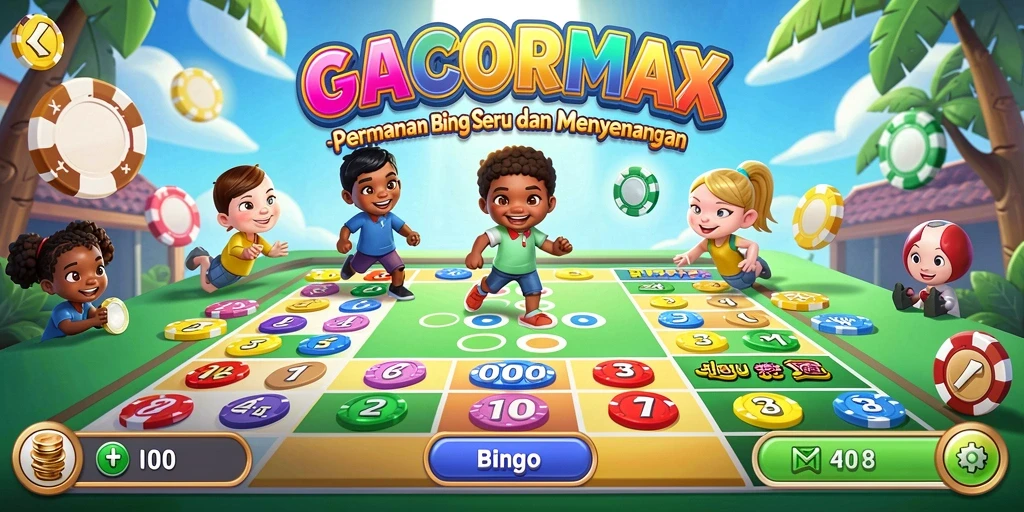 Tampilan gameplay seru dalam GACORMAX yang menampilkan keseruan bermain Bingo.