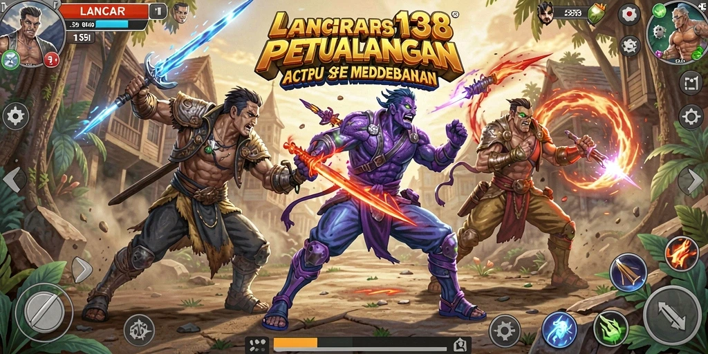 Gameplay LANCAR138 dengan aksi penuh dan ketegangan.