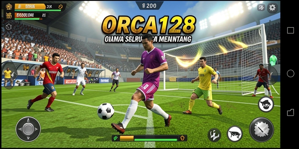 Tangkapan layar gameplay ORCA128 yang menegangkan dan seru.
