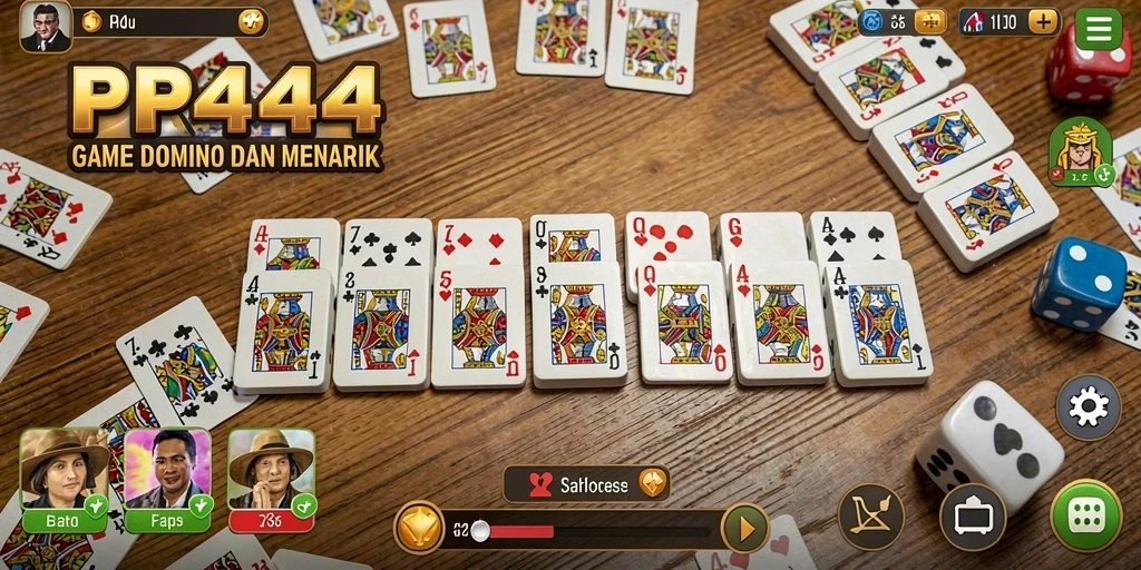 Tampilan gameplay seru dari PP444 yang menarik dan interaktif.