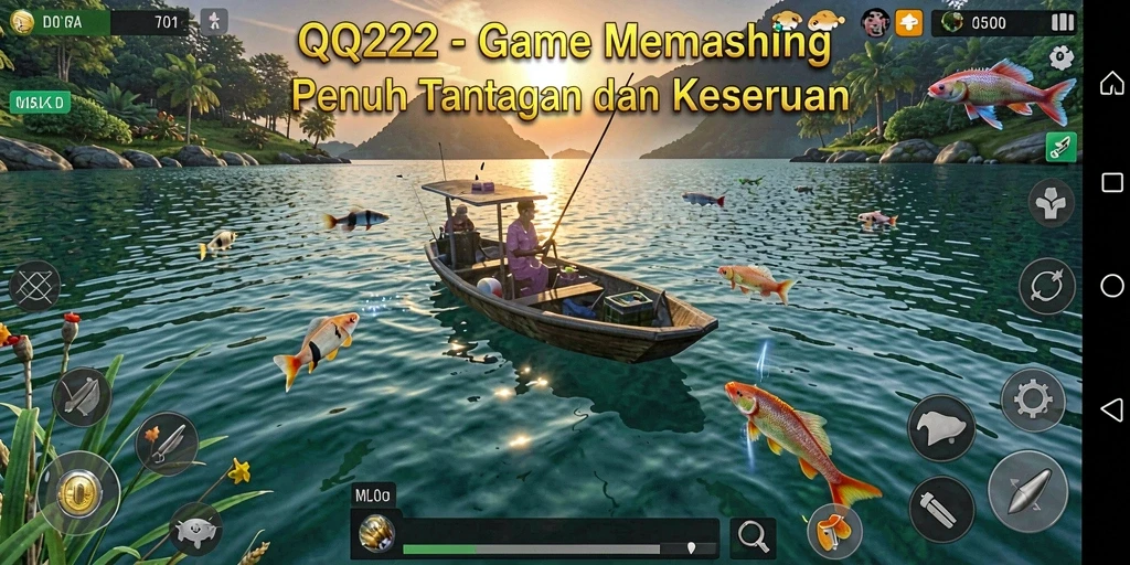 Tangkapan ikan dalam gameplay QQ222 yang menegangkan.