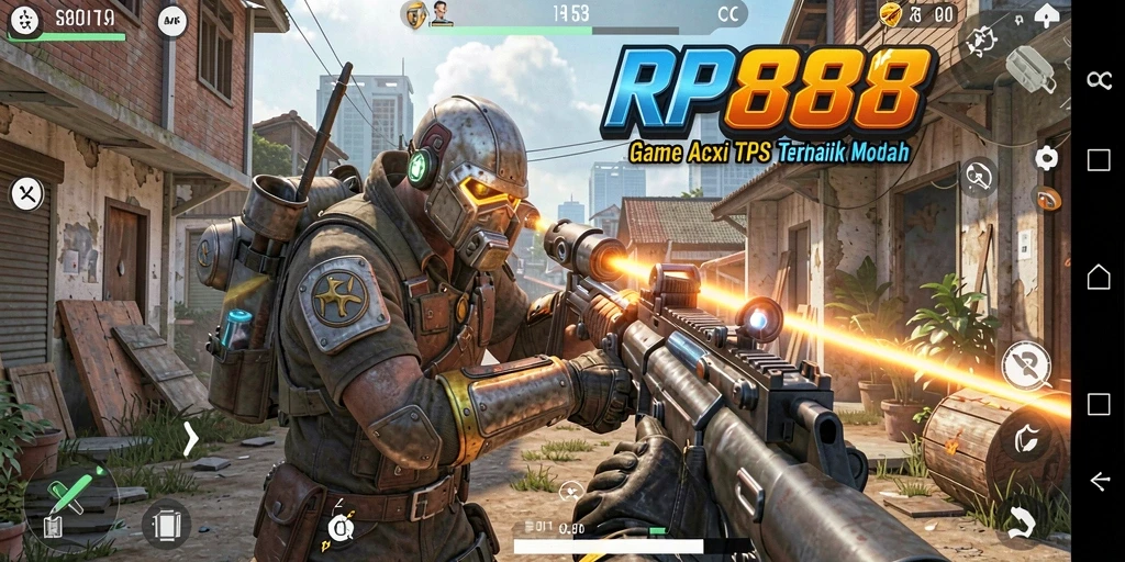 Gameplay seru RP888 dalam mode TPS dengan grafis realistis.