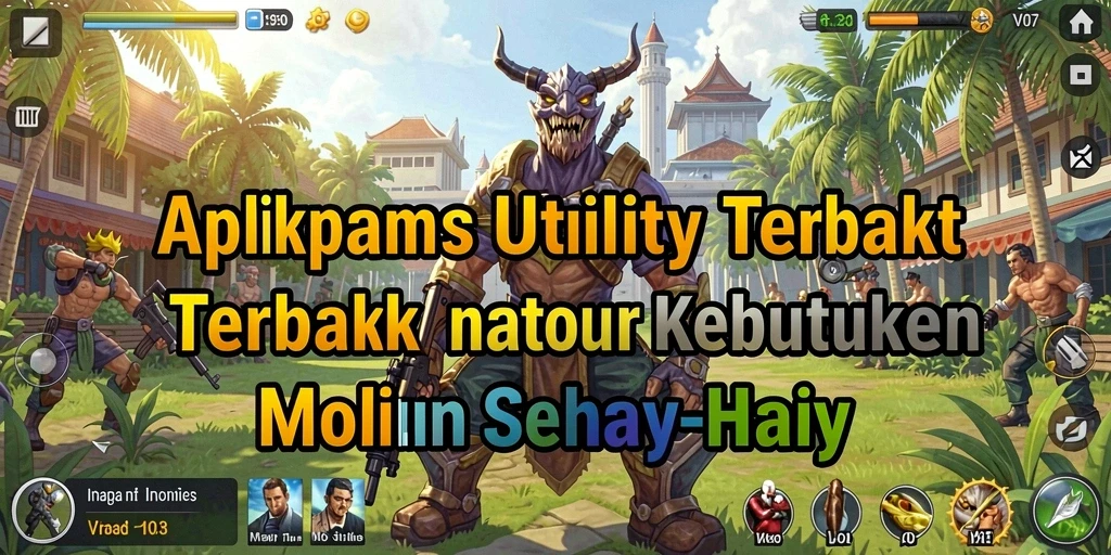 Tampilan utama V07 dengan fitur-fitur Utility yang memudahkan pengguna.